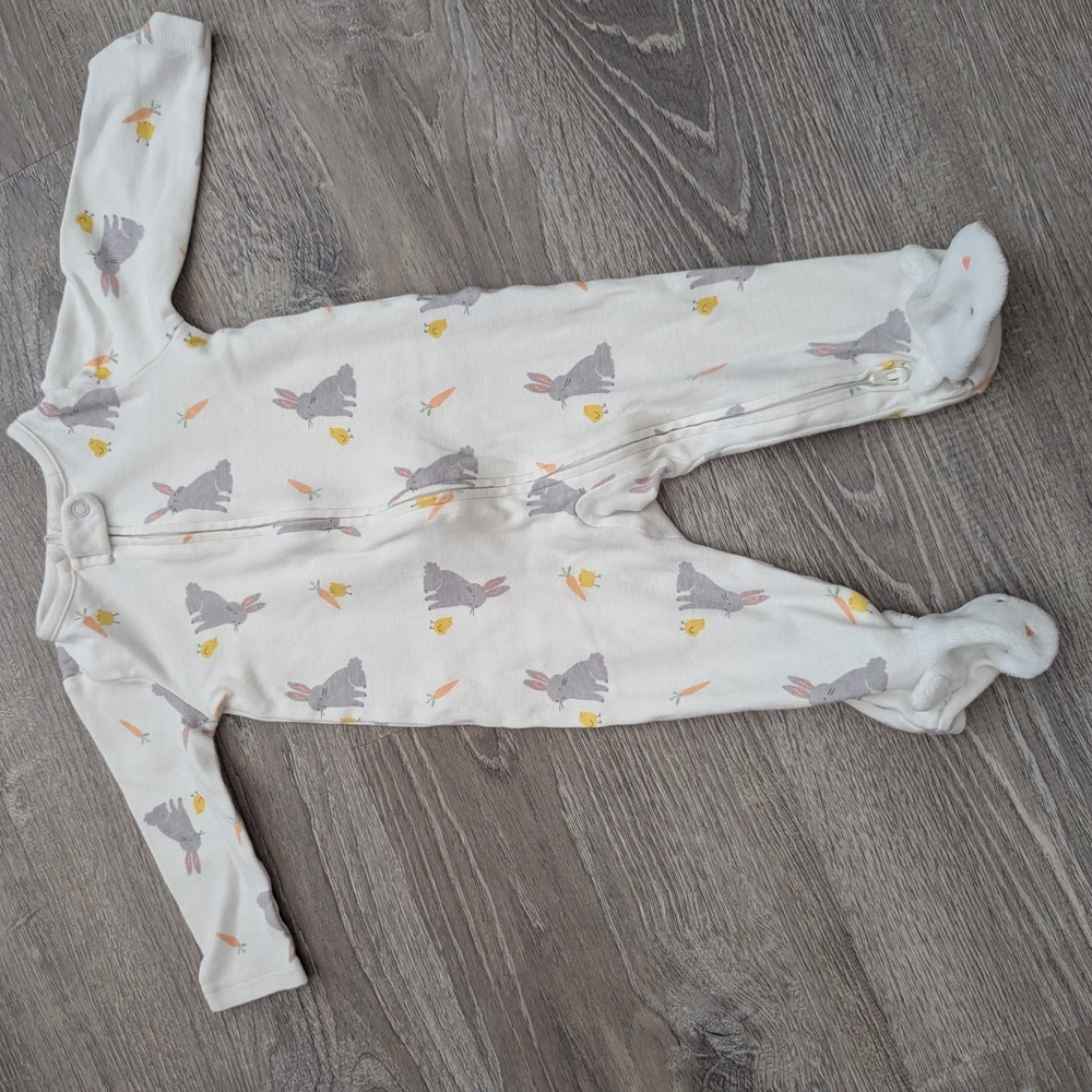 Adorable Gray and Yellow Kids One Piece